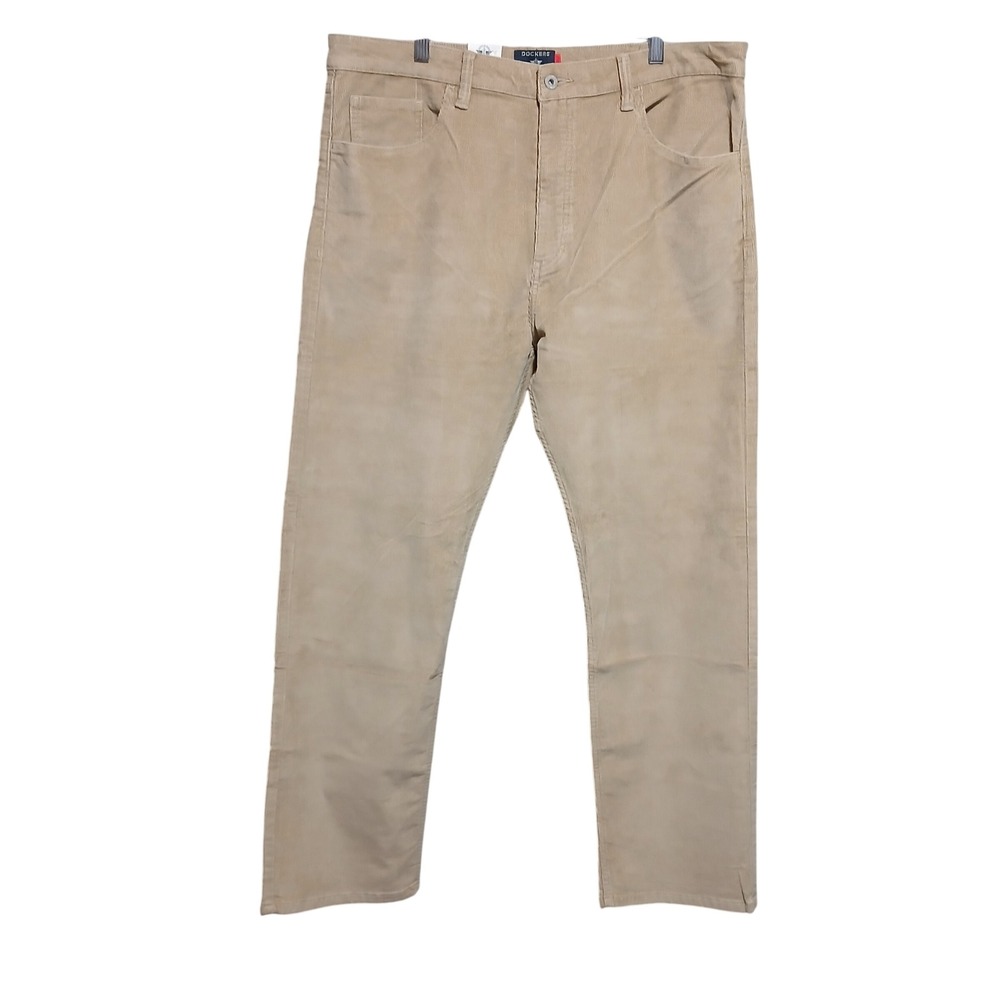 Dockers Mens Jean Cut Straight Fit All Seasons Tech Corduroy Pants 38x30‎